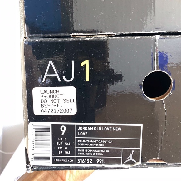 Sz 8.5 Air Jordan 1 Old Love New Love 'Beginning Moments Pack' - Picture 11 of 11